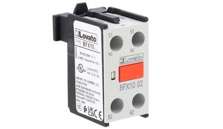 Zestyki pomocnicze 2R do styczników BF09...BF150 montaż czołowy BFX1002