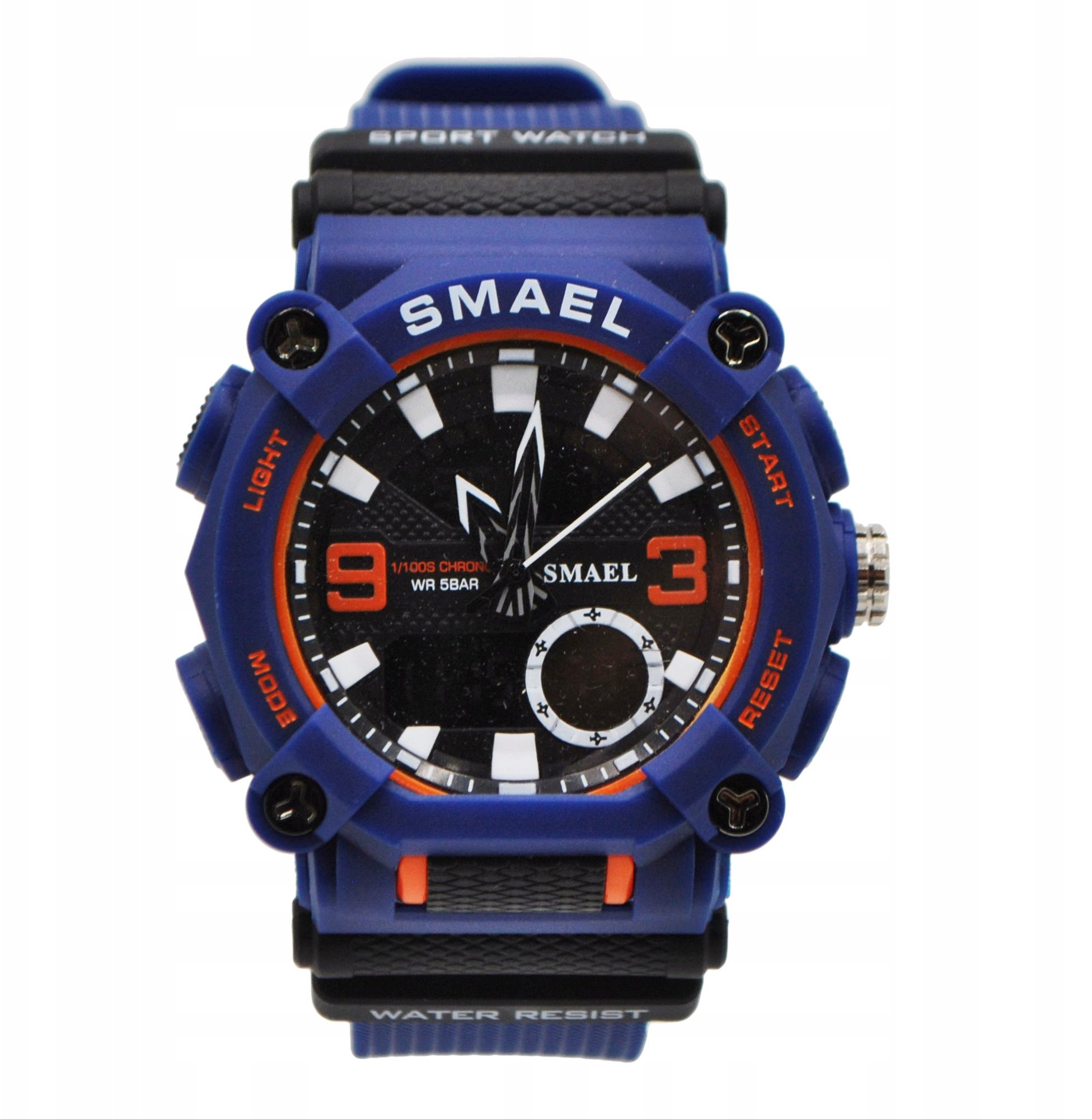 ZEGAREK MĘSKI SMAEL DUAL SPORTOWY WODOSZCZELNY W10