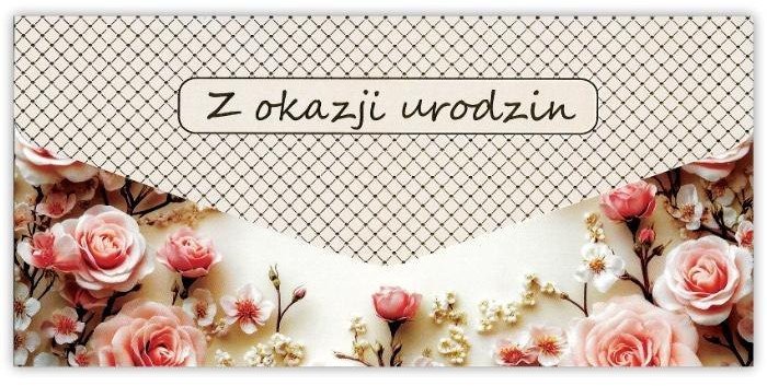 Karnet-koperta W dniu urodzin