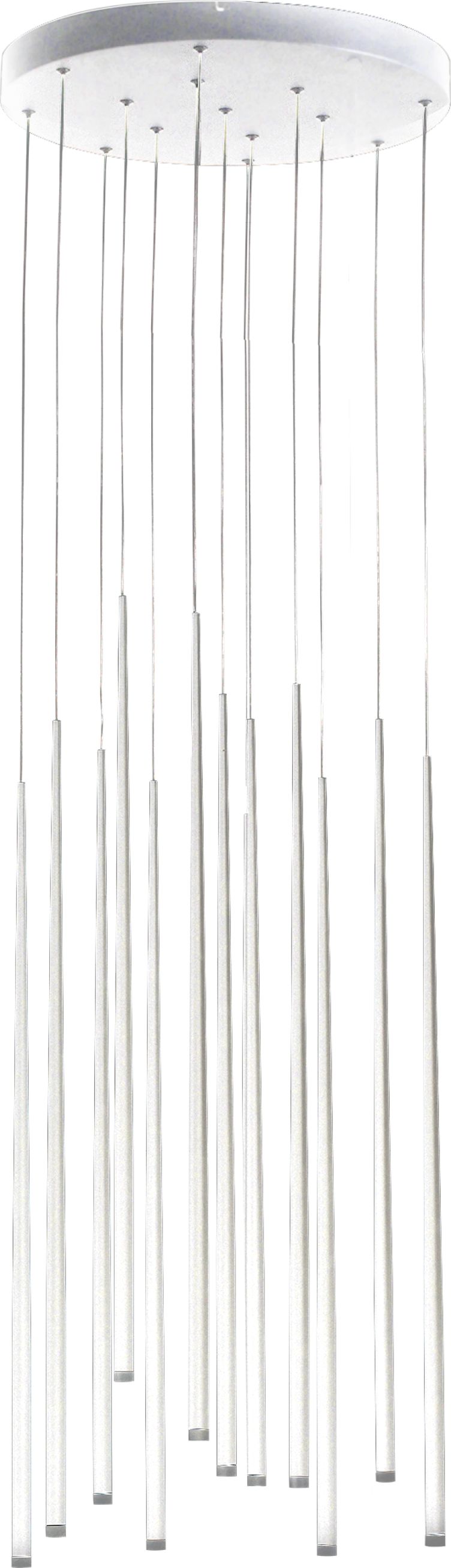 Lampa wisząca Azzardo Nowoczesna lampa wisząca LED biała AZzardo LOUISE długa AZ3421