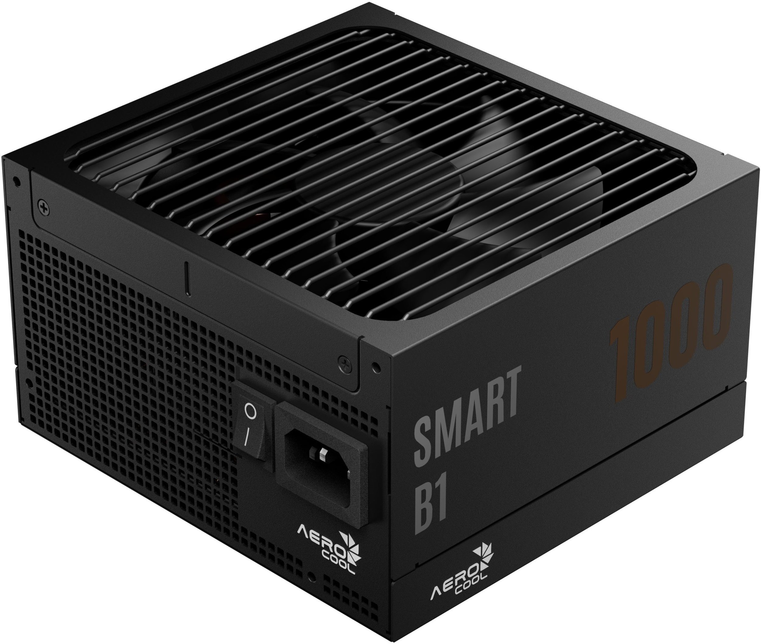 Zasilacz Aerocool AeroCool Smart B1 80 PLUS Bronze zasilacz, PCIe 5.1, ATX 3.1 - 1000 Watt, czarny