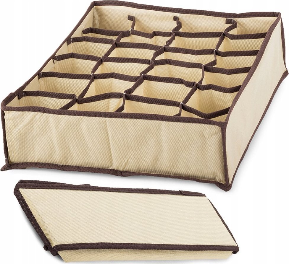 Verk ORGANIZER NA BIELIZNĘ SKARPETY DO SZUFLADY BEŻ 24