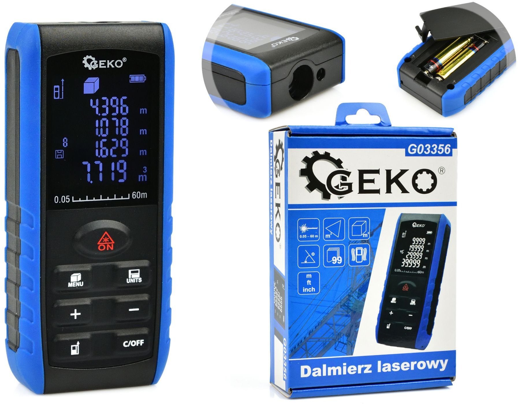 Dalmierz laserowy 60m LCD HD (40)