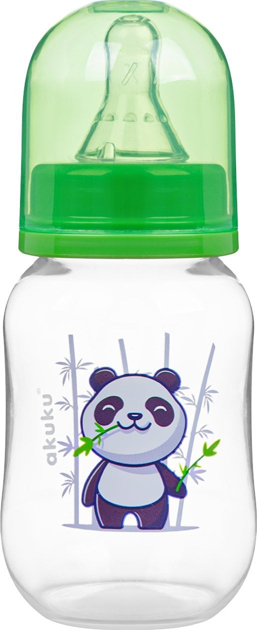 Akuku A0104 BUTELKA 125ML ZIELONA PANDA