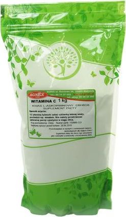 Agnex Witamina C spożywcza kwas L-Askorbinowy 1kg AGNEX