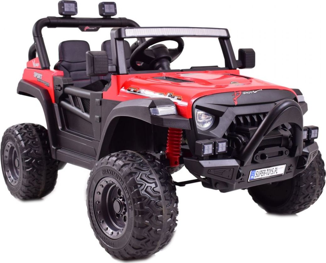 Super-Toys NAJNOWSZY DZIP NA AKUMULATOR "TARGET", WSPOMAGANIE KIEROWNICY, MIĘKKIE KOŁA, MIĘKKIE SIEDZENIE/BBH-016