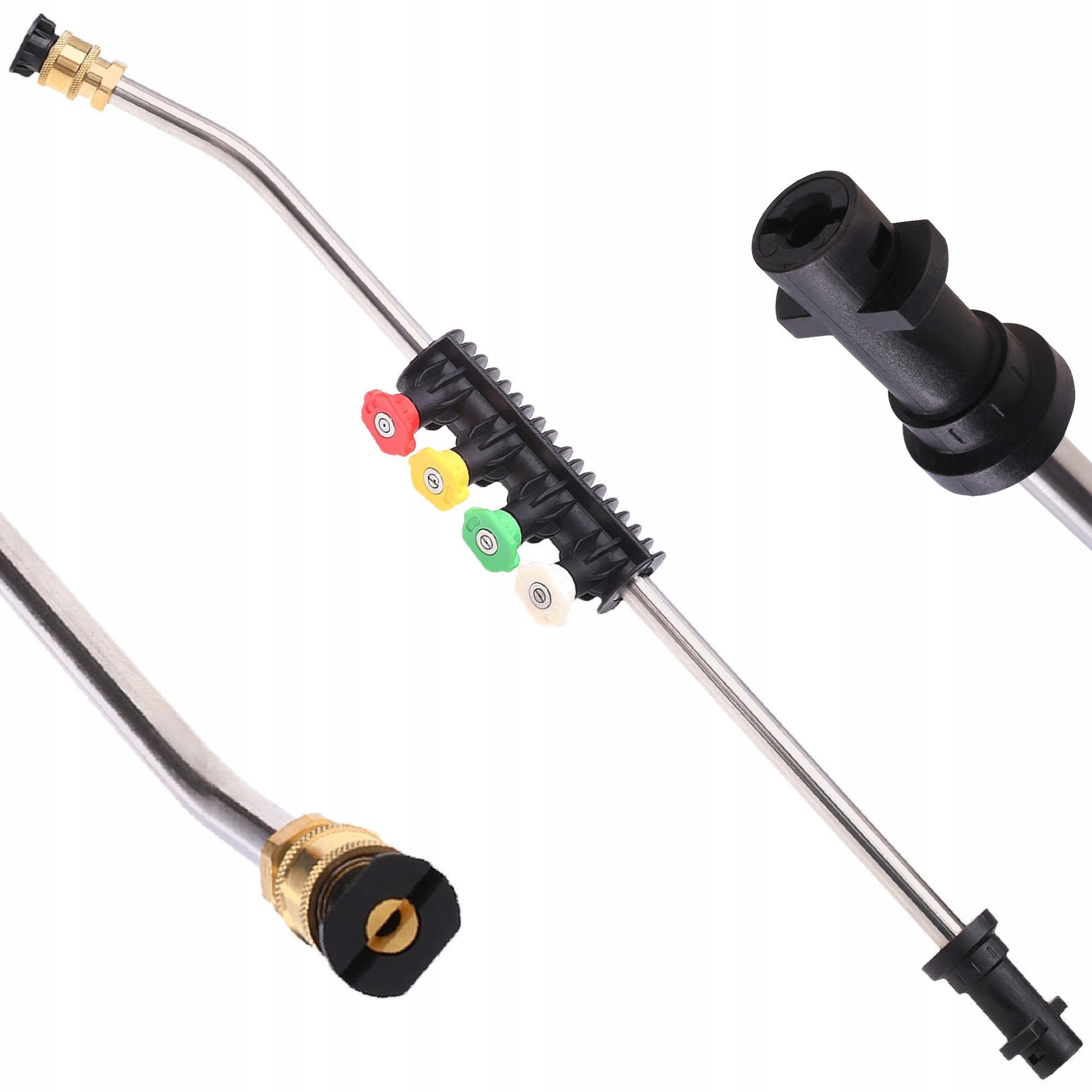 Lanca + KOMPLET dysz do myjki KARCHER K2 K3 K4 K5 K6 K7 na szybko złacze