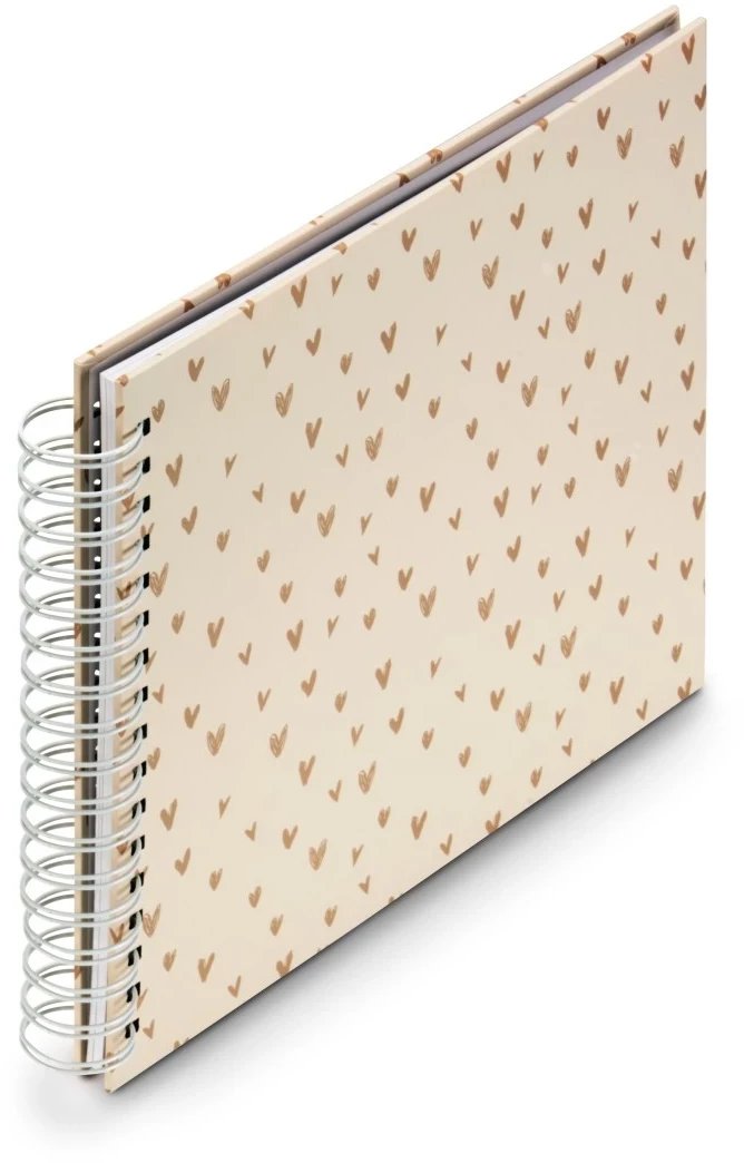 Hama Lovely Spiral beige 28x24 50 white Pages 7701
