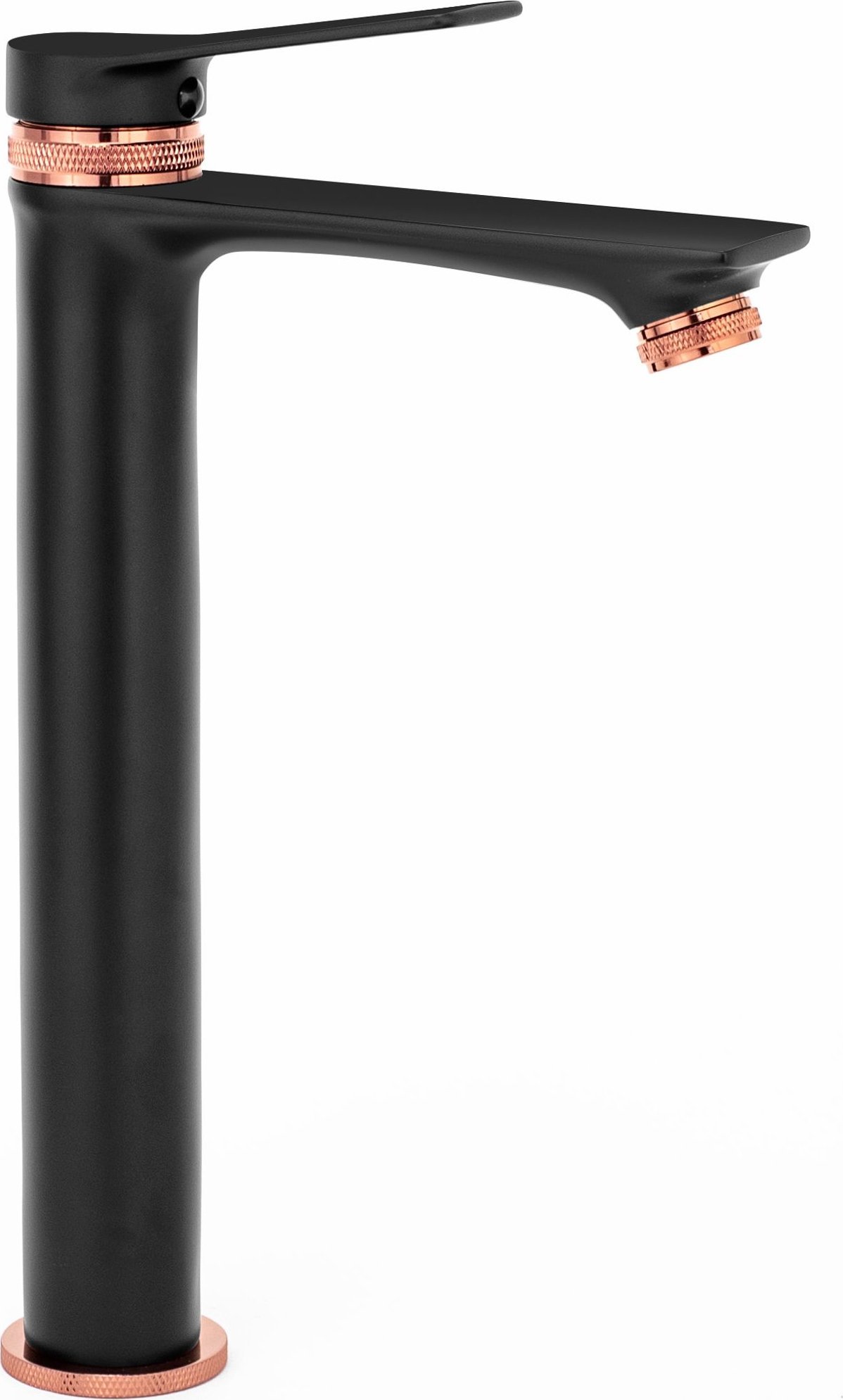 Rea Bateria Umywalkowa REA VIRAL Czarna Różowo Złota Wysoka