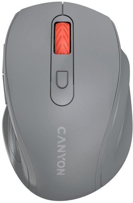 Canyon 6 buttons wireless 2.4Ghz mouse, MX8650A Sensor, DPI up to 1600,Injection case, 3 M life times left and right switches, 2xAAA battery, ABS mate