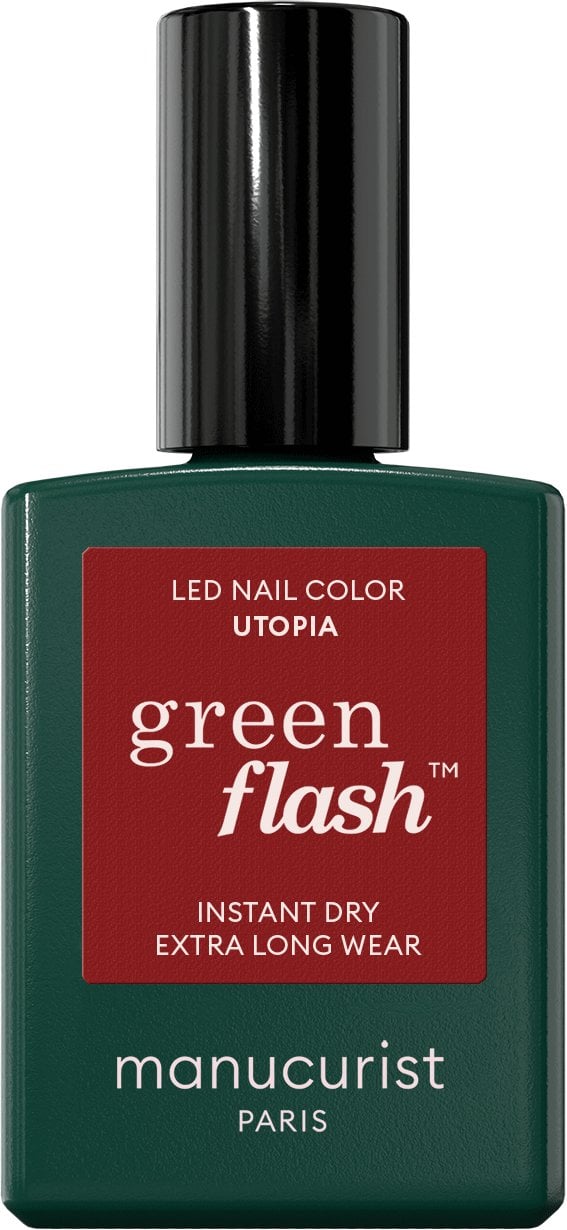 MANUCURIST_Green Flash Led Gel Nail Lacquer lakier do paznokci Utopia 15ml