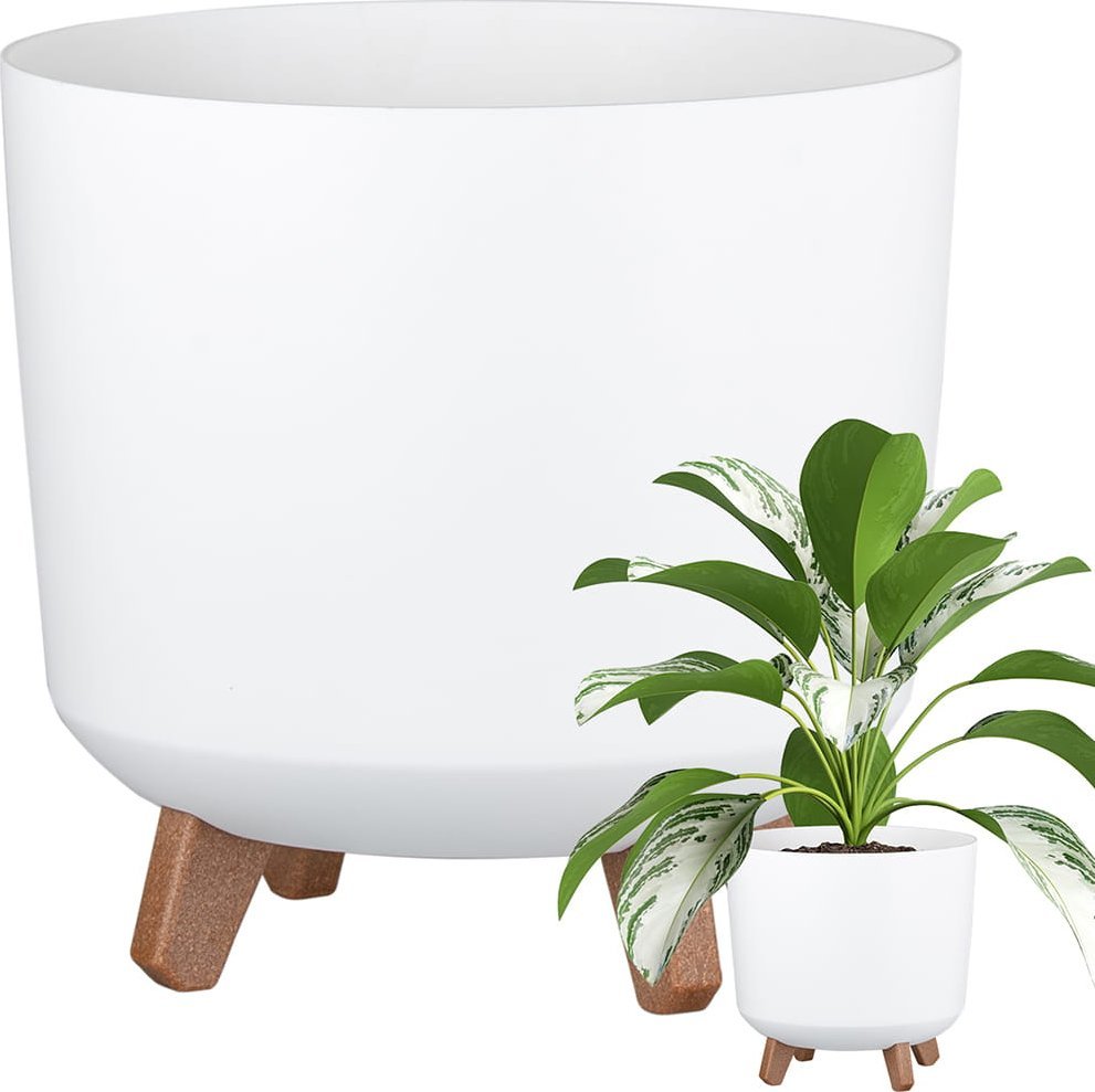 Prosperplast Doniczka GRACIA TUBUS - biały DGTL300L-S449 Prosperplast