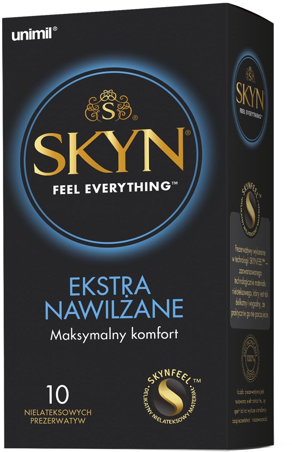 UNIMIL BOX Skyn Ekstra Nawilżane (10 szt)