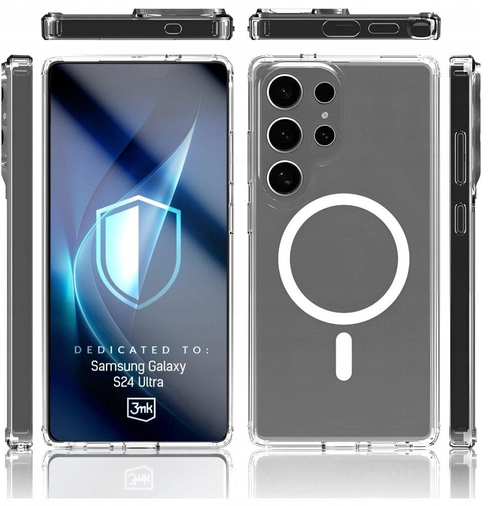 Etui Armor MagCase do Samsung S24 Ultra MagSafe przezroczyste