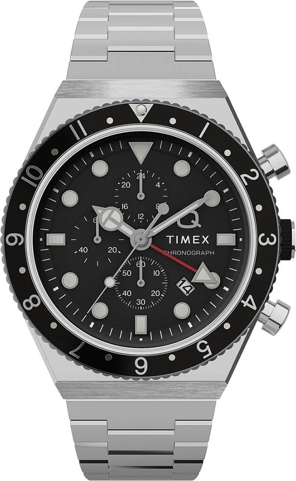 Zegarek Timex Zegarek męski Timex TW2V69800 srebrny