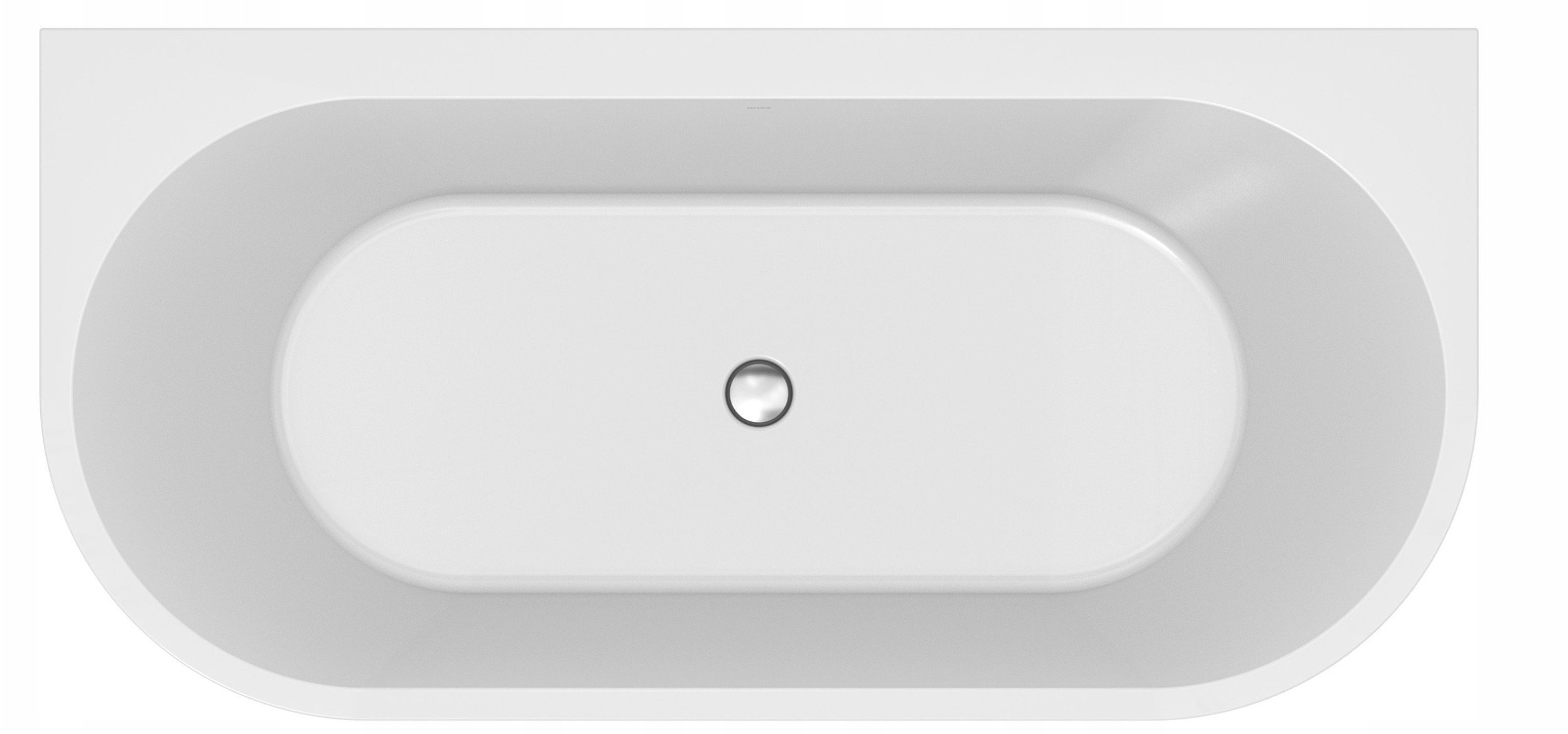 Wanna Cersanit (wanny wolnostojące) Wanna wolnostojąca przyścienna CREA (170x83) (S301-301)