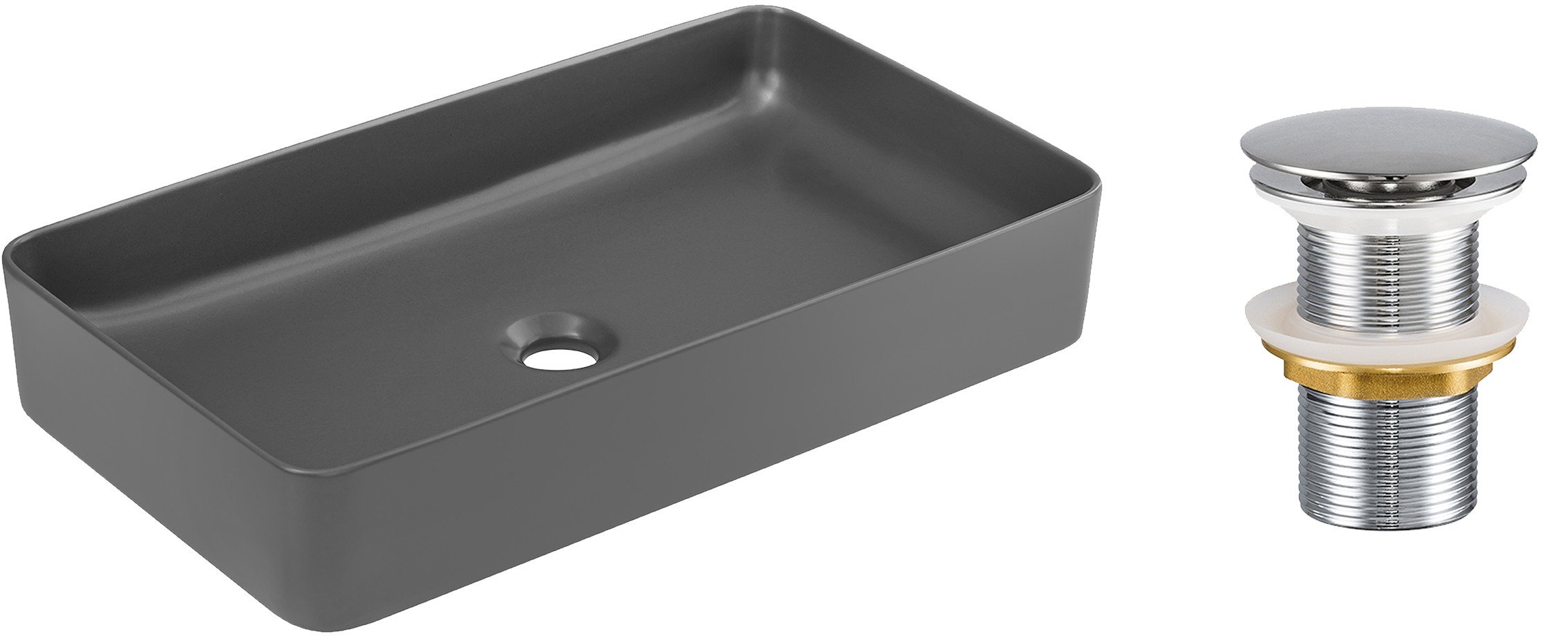 Zestaw Umywalkowy z Korkiem Click-Clack