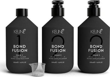 Keune Set Keune: Bond Fusion Phase 1, Hair Treatment Lotion Mask, Bond Repair, 500 ml + Bond Fusion Phase 2, Hair Treatment Lotion Mask, Bond Enhancer