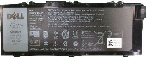 Bateria Dell Bateria do Dell Precision 7000 72Wh (451-BBSB)