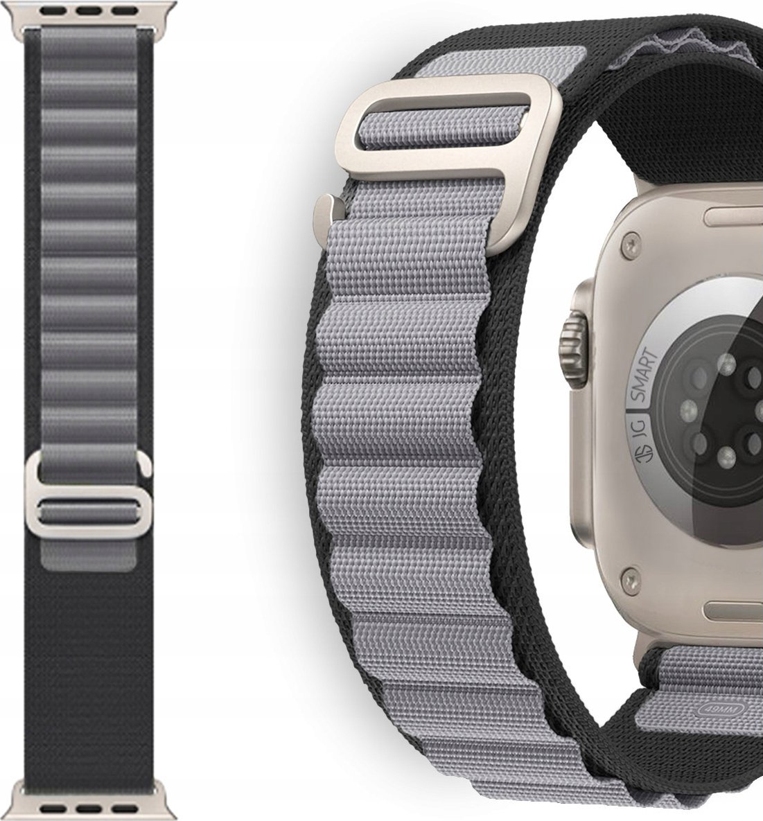 PASEK NYLONOWY do APPLE WATCH 2 3 4 5 6 7 8 9 SE ULTRA 42mm 44mm 45mm 49mm