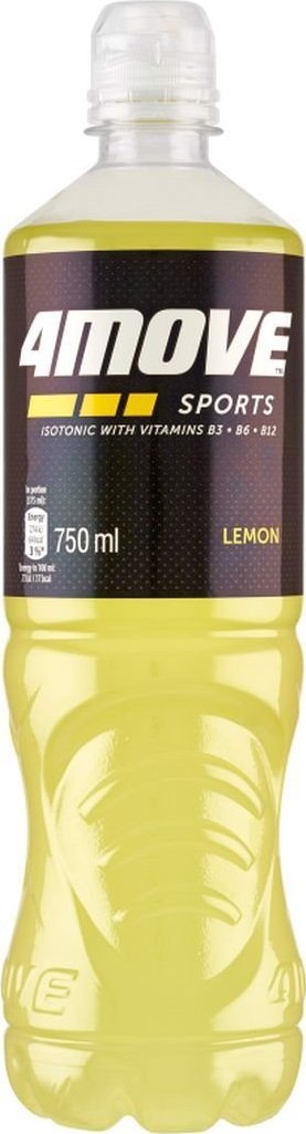4Move 4Move Napój izotoniczny niegazowany o smaku cytrynowym 750 ml