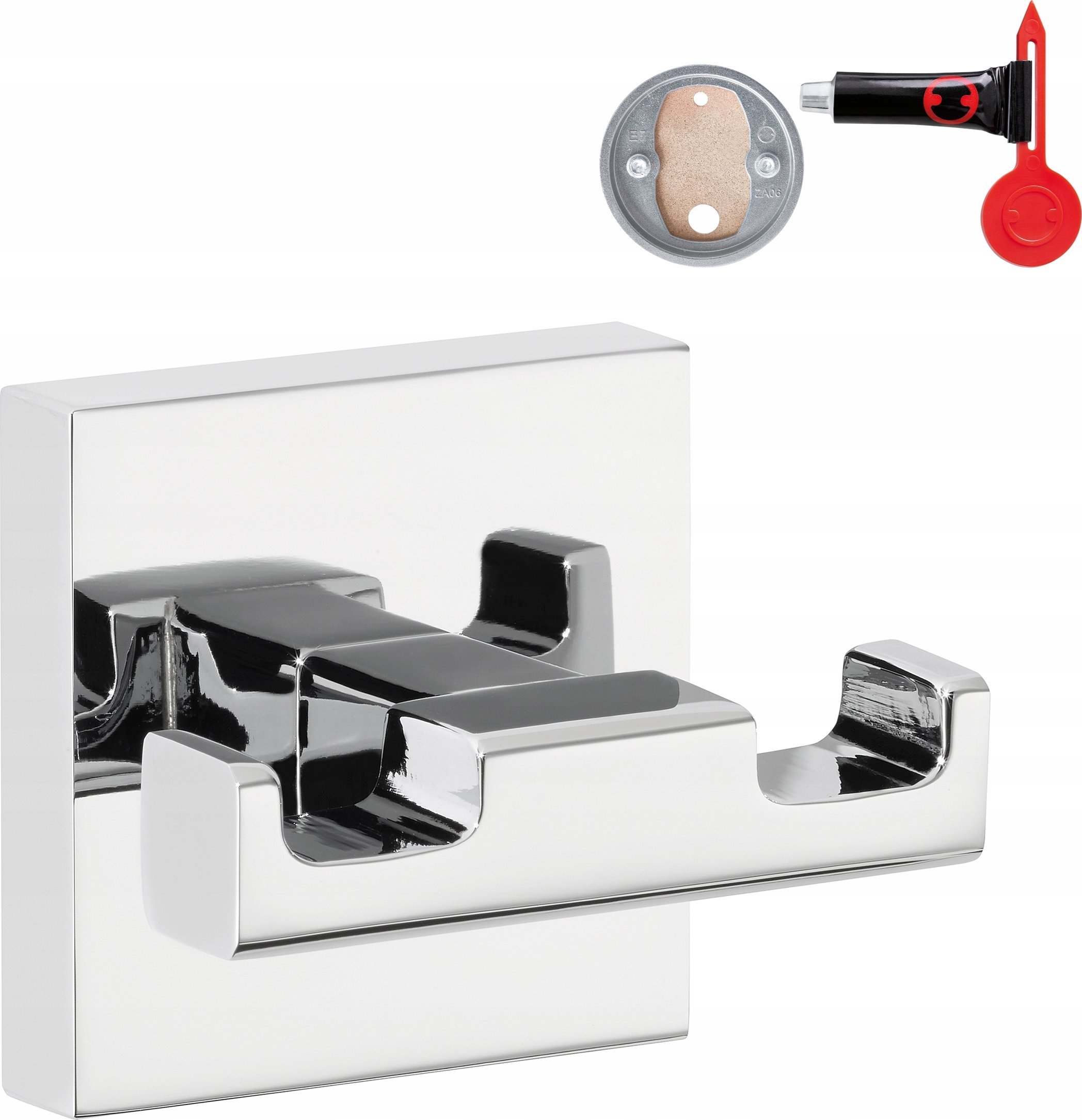 Tesa tesa Deluxxe Gaderobenhaken silber