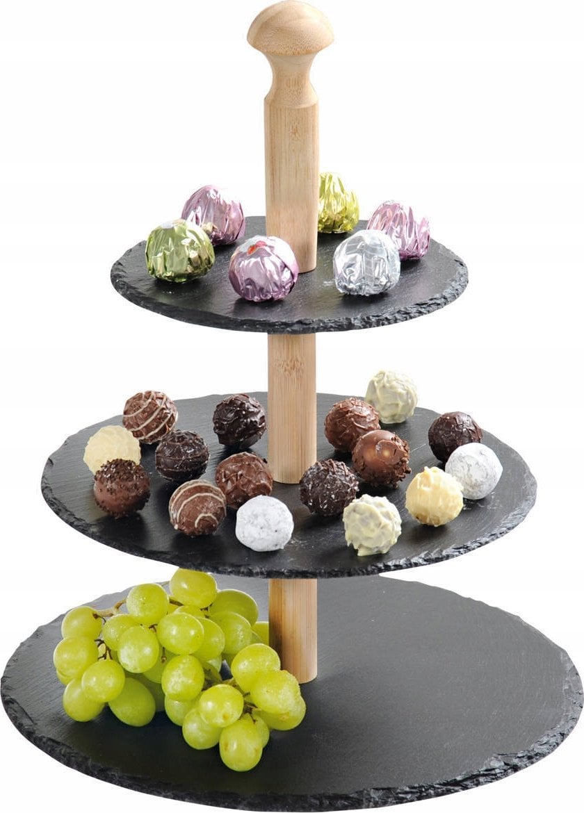 Kesper Patera 3-poziomowa, łupek kamienny,