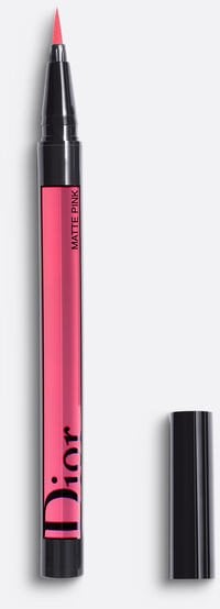 Christian Dior, Diorshow On Stage, Waterproof, Ultra-Flexible Felt Tip, Intense Color, Liquid Eyeliner, 851, Matte Pink, 0.55 ml For Women