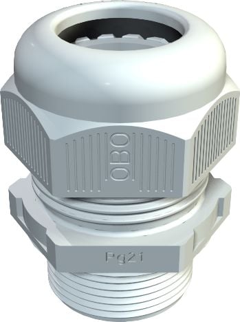 Bettermann Dławnica kablowa poliamidowa PG11 IP68 V-TEC L PG11 srebnnoszara (2024195)