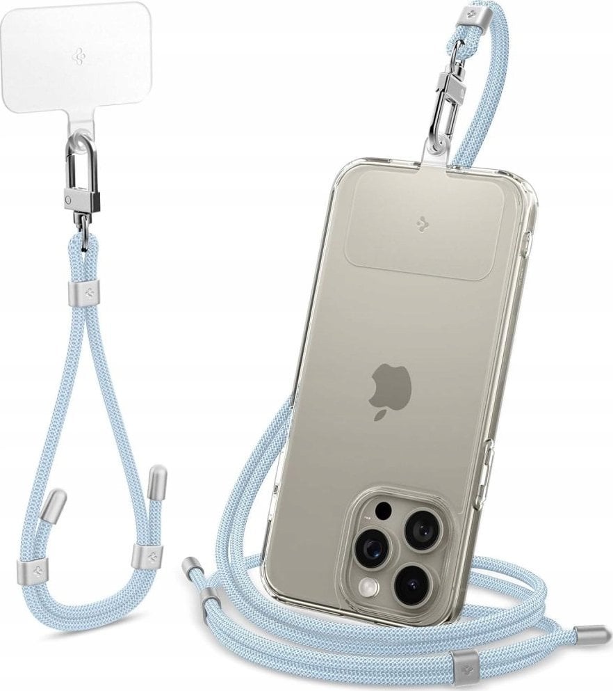 Spigen SPIGEN UNIVERSAL STRAP SET CROSSBODY & WRIST MUTE BLUE