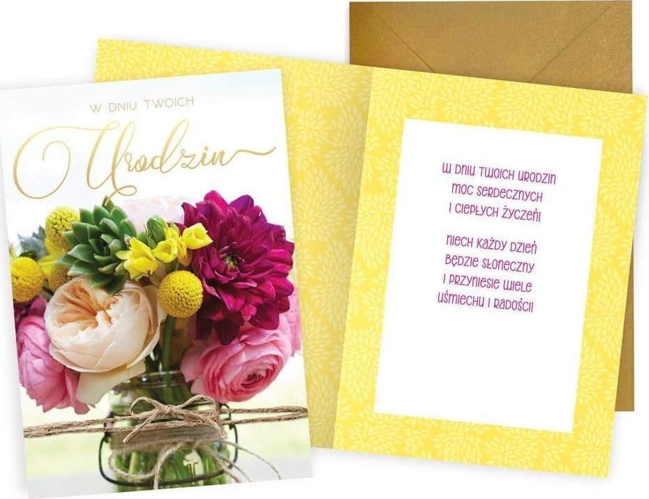 KUKARTKA Karnet Urodziny