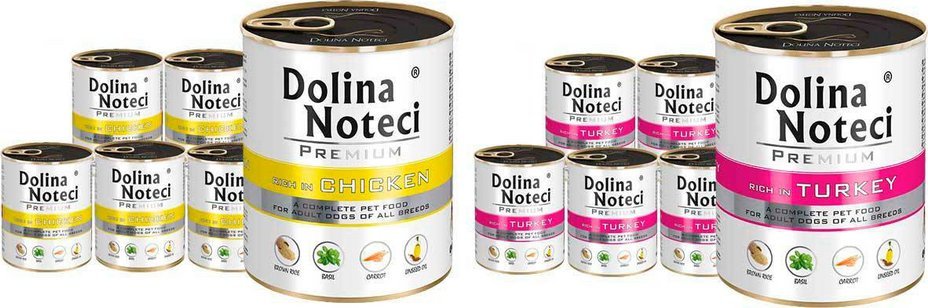 Dolina Noteci Dolina Noteci PREMIUM bogata w kurczaka i indyka 24x800g