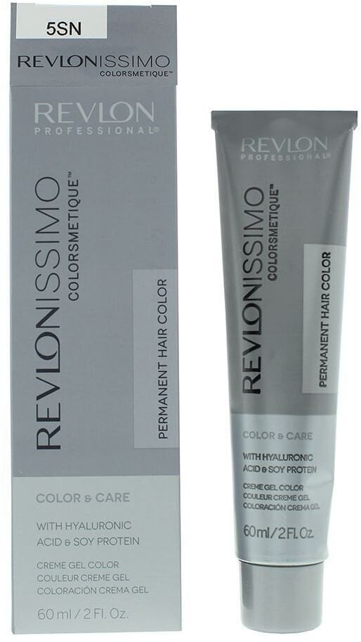Revlon Revlonissimo Colorsmetique Color & Care Complex Permanent Hair Dye 5SN Light Brown 60 ml For Women