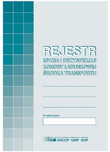 Michalczyk & Prokop REJESTR MYCIA I DEZ.KOMORY DRUK H91-3