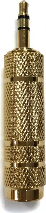 Aigostar Złącze audio/video 3.5 męskie na 6.35 żeńskie złote Złącze audio/video 3.5 męskie na 6.35 żeńskie złote