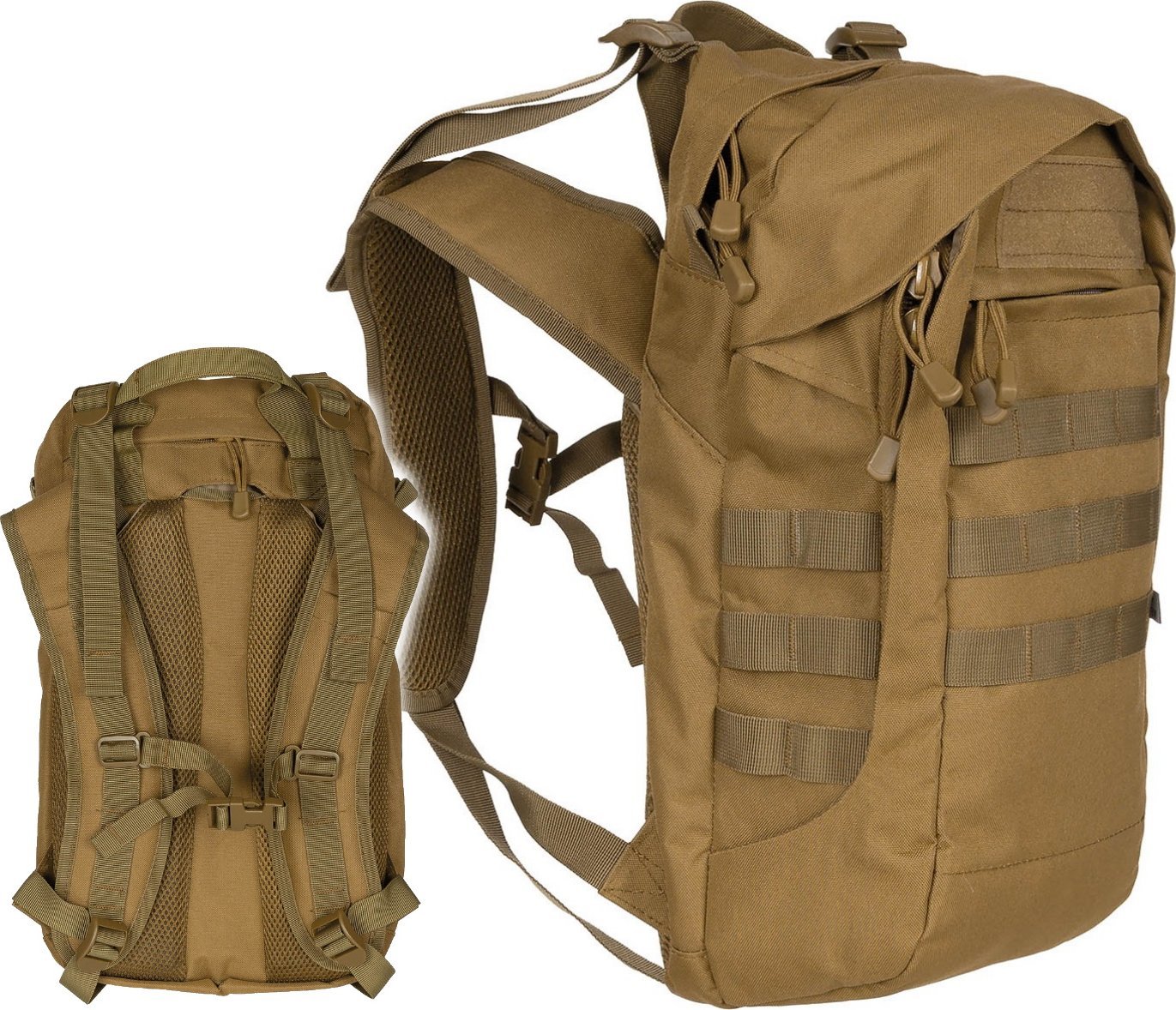 Plecak turystyczny MFH Assault 17L - Wszechstronny Plecak Taktyczny Coyote