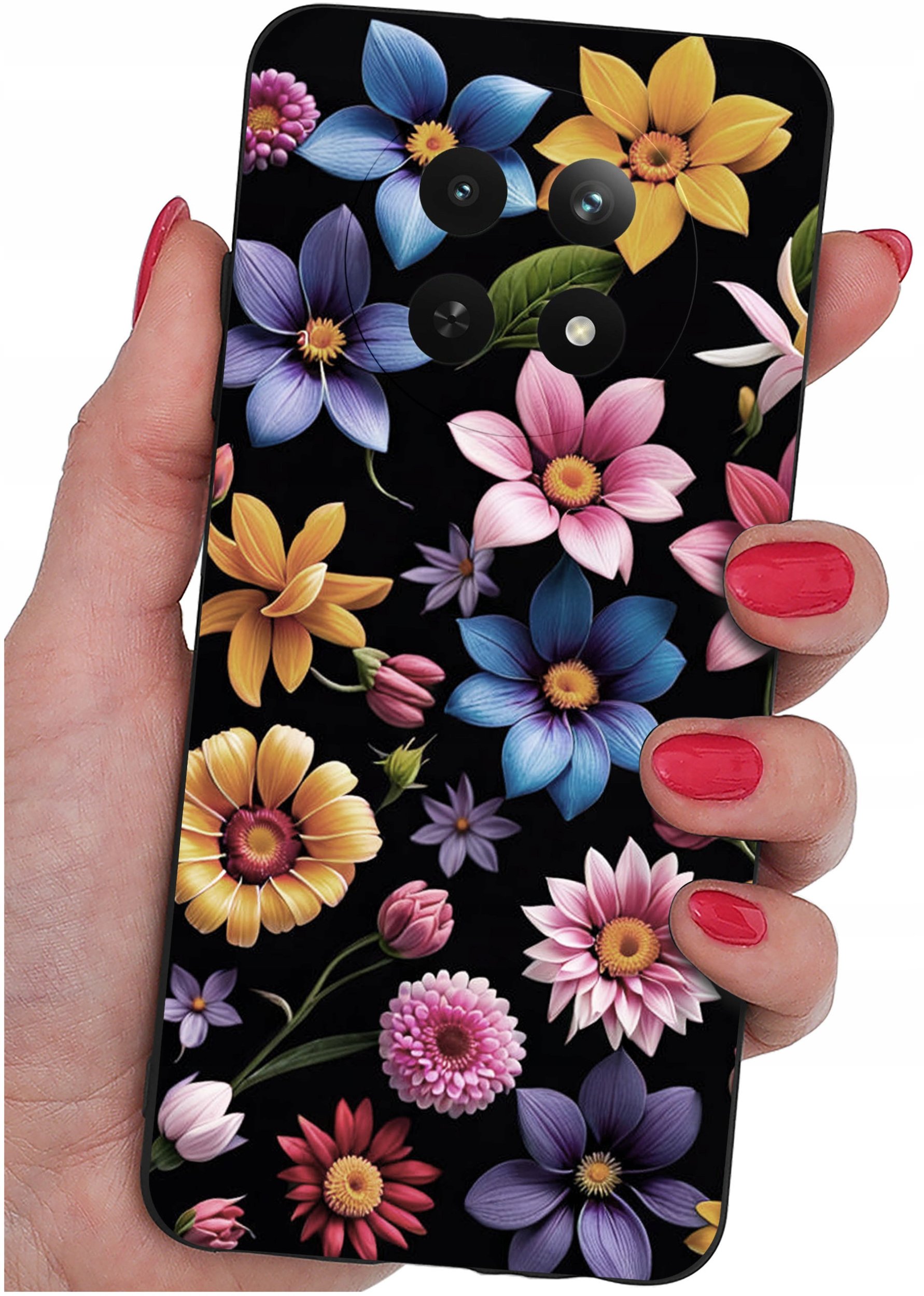 Etui do Realme 12 5G | 12x 5G WZORY |SILIKONOWE MATT CASE + SZKŁO 9H