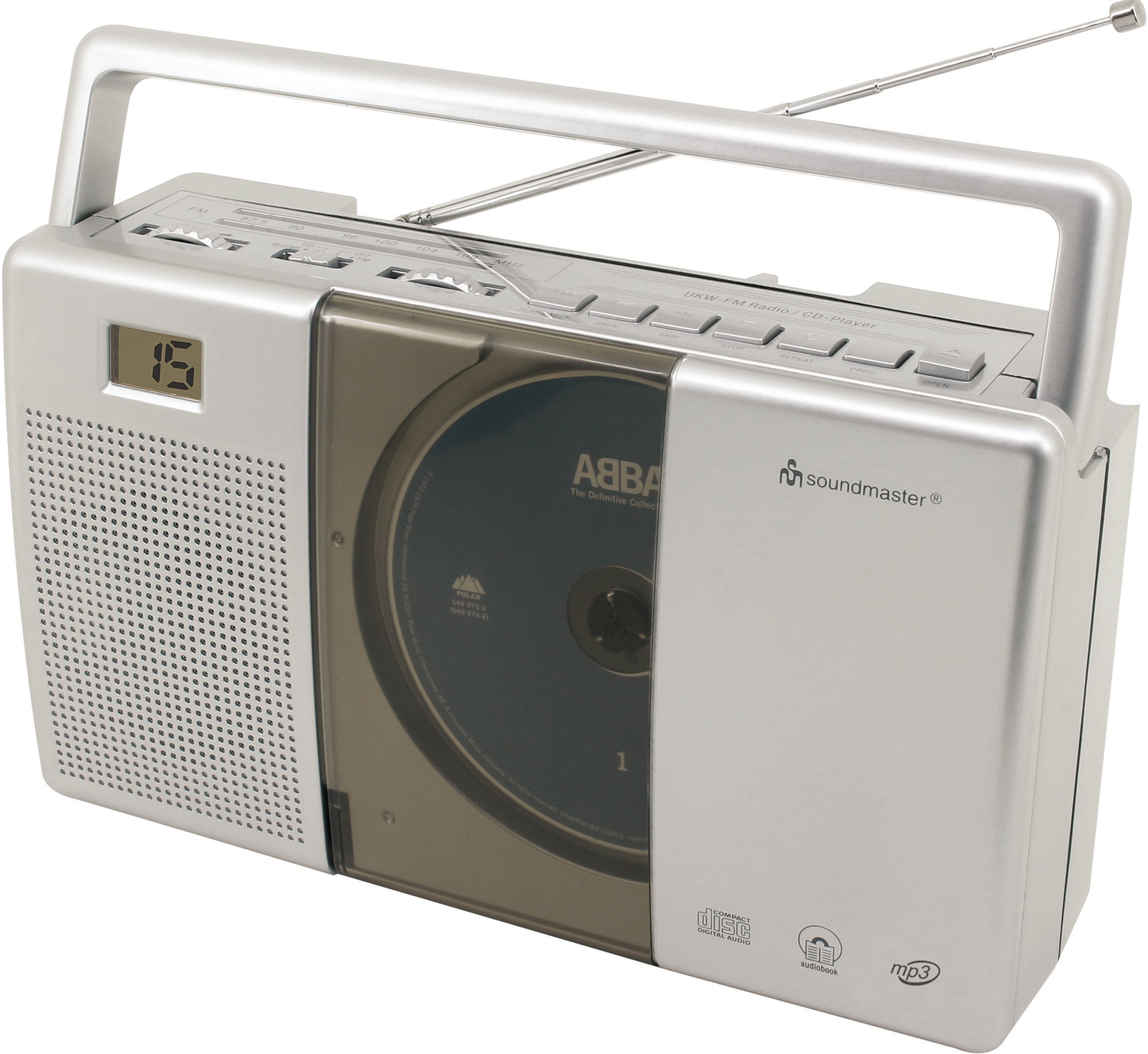BOOMBOX SOUNDMASTER RCD1185 FM CD/CD-R/RW/MP3, GNIAZDO SŁUCHAWKOWE