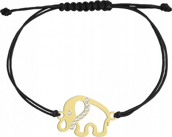 Radziszewska Jewellery SŁONIK Pozłacana Bransoletka DEDYKACJA GRATIS