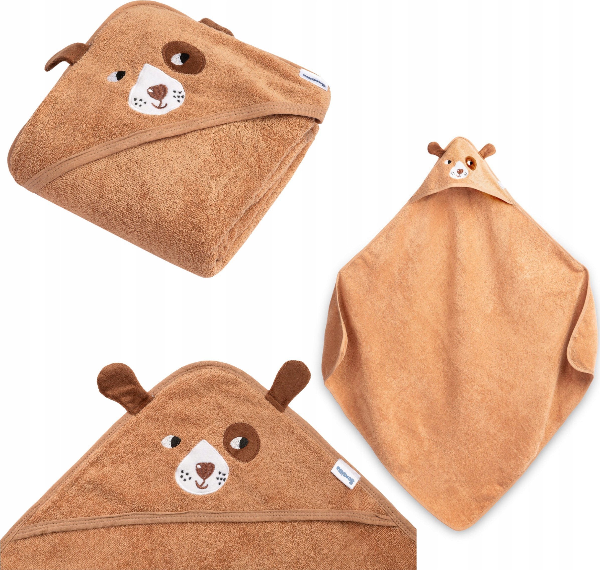 Sensillo OKRYCIE KĄPIELOWE PIESEK 90X90 BRĄZOWY