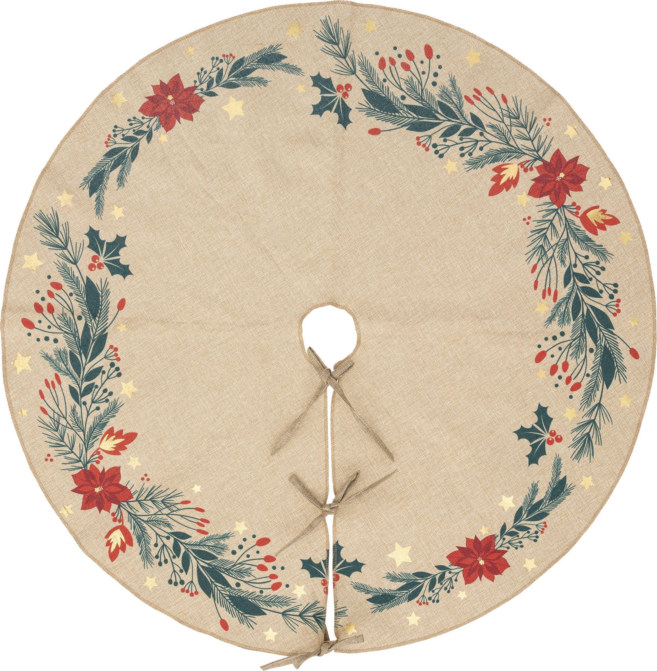 Dekoracja świąteczna Fééric Lights and Christmas Dywanik pod choinkę POINSETTIA