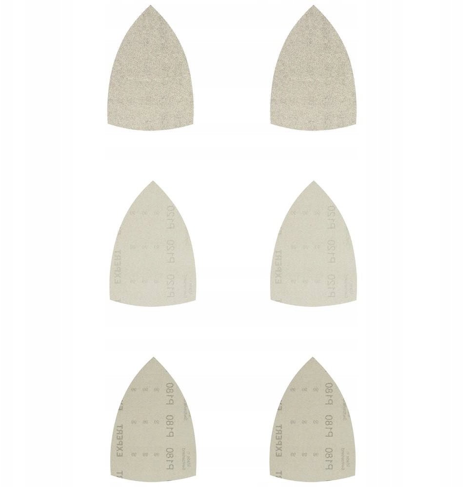 Bosch Bosch Expert M480 grid structure sanding sheet set 100 x 150mm, K80 / 120 / 180 (6 pieces, for multi-sander)