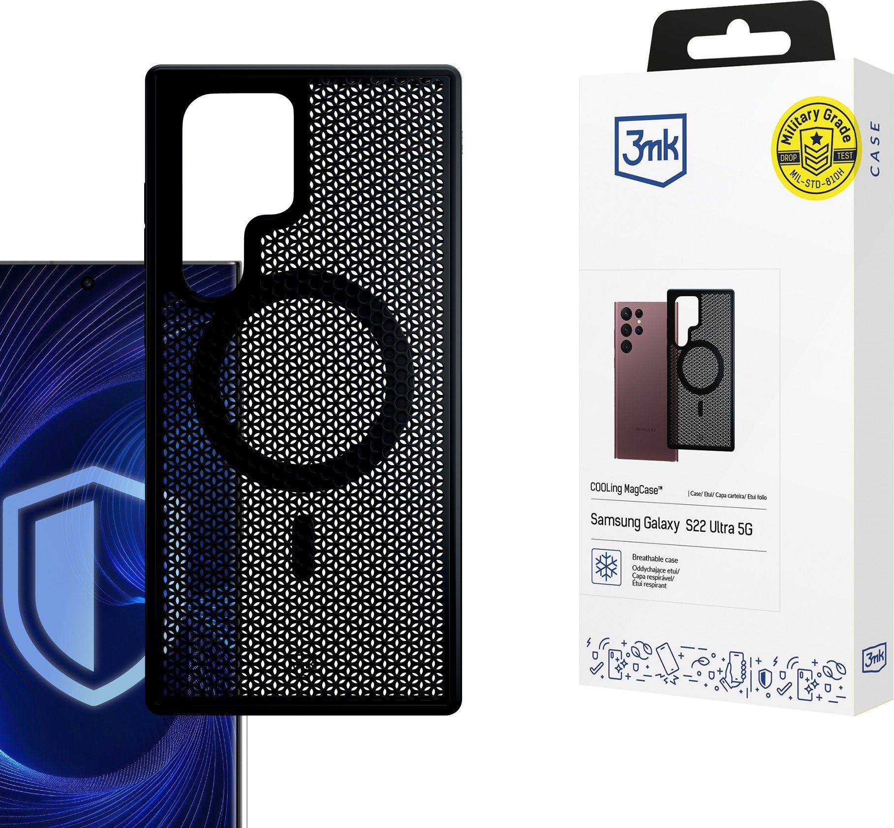 3MK Etui COOLing MagCase do Samsung Galaxy S22 Ultra