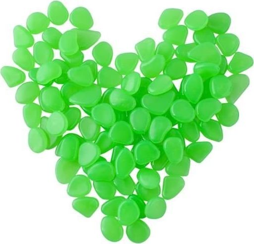 Iso Trade Kamienie świecące - zestaw 100szt zielone