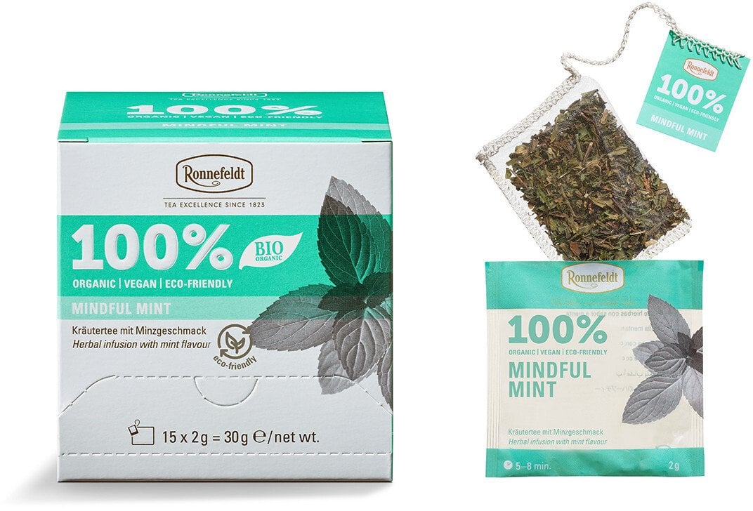 Ronnefeldt Ziołowa herbata 100% Mindful Mint 15 saszetek