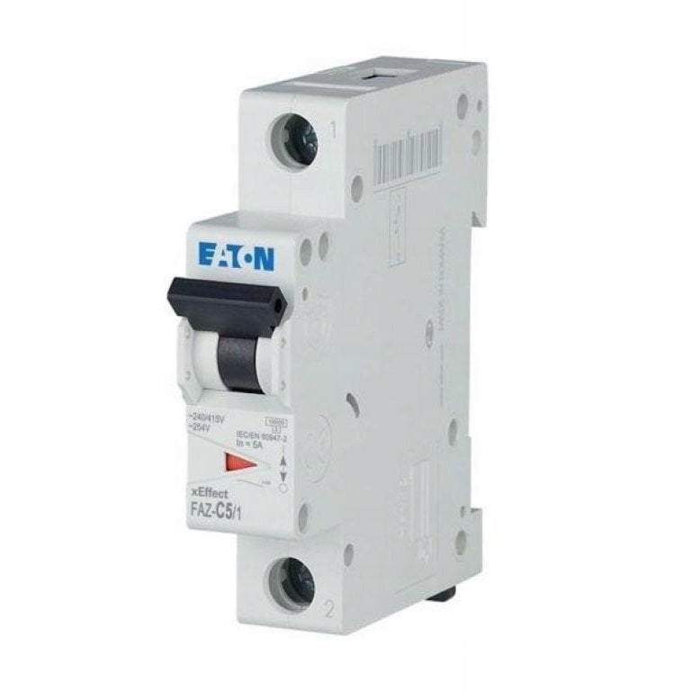 Wyłącznik nadprądowy 1P C 5A 15kA AC FAZ-C5/1 278554