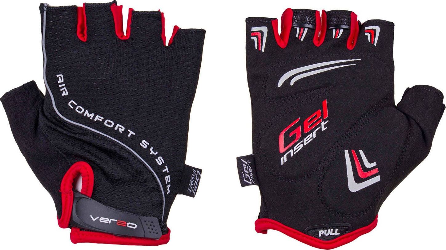 Verso Rękawiczki rowerowe Verso SB-01-7059-D czarno-czerwone M