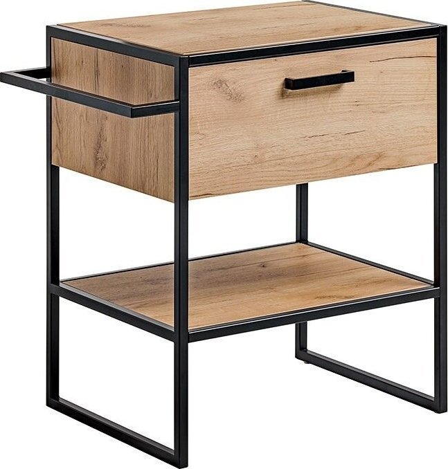 Comad Szafka łazienkowa z wieszakiem, Brooklin, 70x50x75 cm, dąb craft, mat