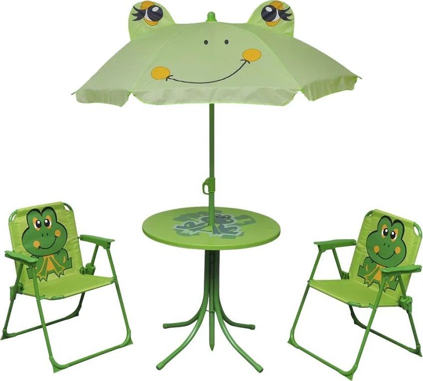 Elior zestaw mebli ogrodowych dla dzieci Lummo, zielony (4173)