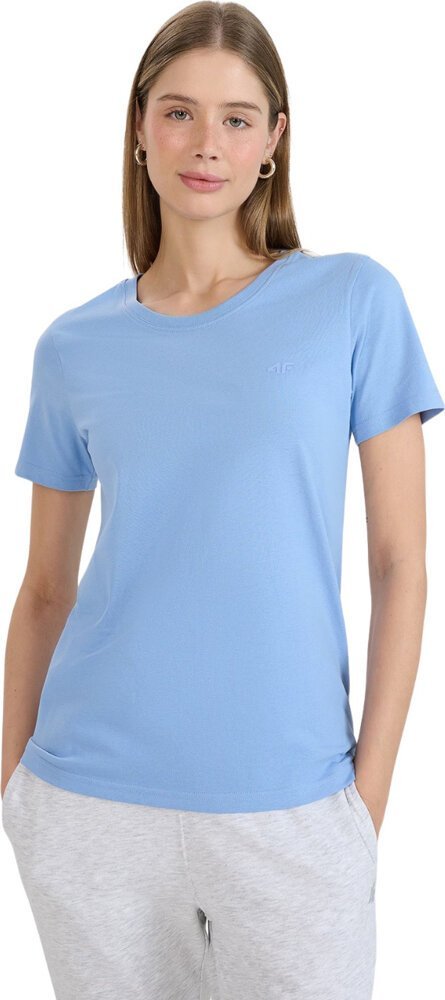 Koszulka damska 4F F2356 niebieska 4FWMM00TTSHF2356 32S XL